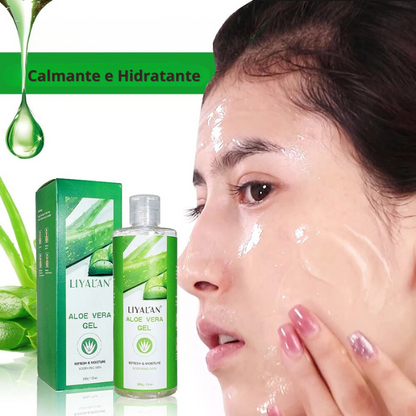 Gel Facial Calmante e Hidratante de Aloe Vera