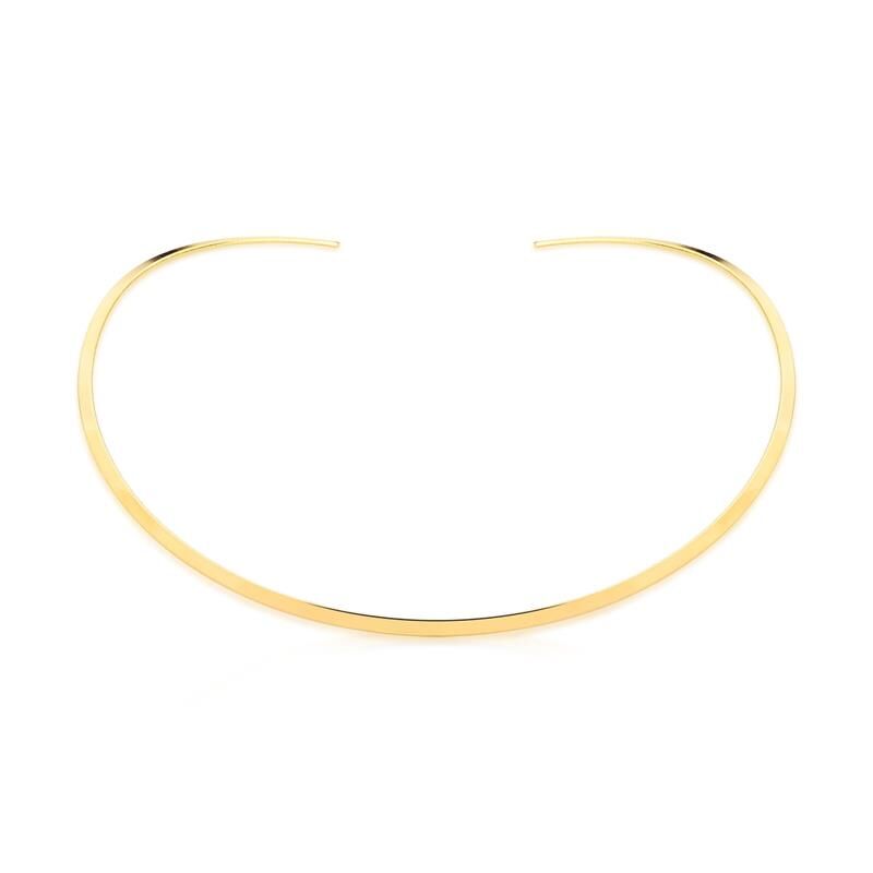 Choker Rígida Gisele Ouro 18k