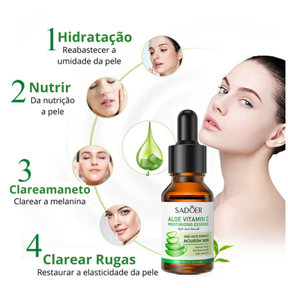 Kit Aloe Vera Cuidados Com a Pele - Rejuvenescimento facial