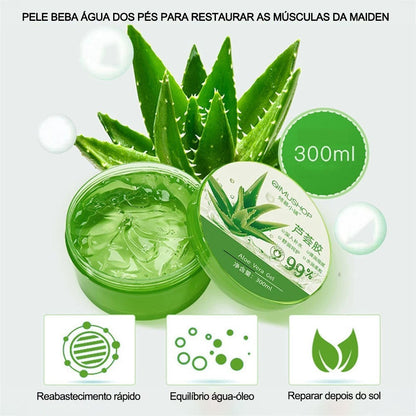 Gel Puro de Aloe Vera Calmante e Hidratante